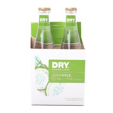 DRY BOTANICAL BUBBLY 氣泡水 黃瓜口味, 4入, 355ml