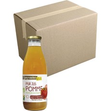 PAYSANS D'ICI Pur Jus蘋果汁, 3個, 1L