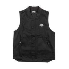 CABRON 復古惡鼠工作背心, 咖啡色,L