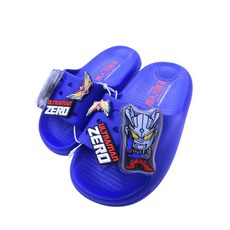 超人力霸王兒童拖鞋 男童可碰水電燈款滿版裝飾扣 舒適止滑