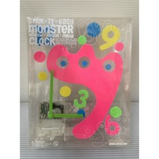 玩具兄妹 4M創意玩具系列 外星人時鐘 DIY創意黏貼時鐘 兒童房裝飾 絕版商品