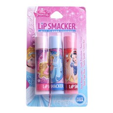 LiP SMACKER 迪士尼公主護唇膏 12g, 1組, Spun Sugar Shine+Vanilla Sparkle+Cherry Kiss