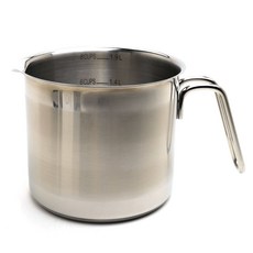 NORPRO 多功能單柄不鏽鋼牛奶鍋, 銀色, 1.9L