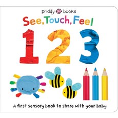 (英文圖書)See Touch Feel: 123 Board Books, Priddy Books Us, 英文, 硬頁書