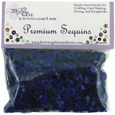 BuTTons GALORE&More 混合亮片裝飾品 20g, 1個, 潟湖