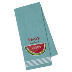 DESIGN IMPORTS 質感印花廚房毛巾, 1個, 你是甜瓜中的一員
