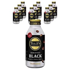 TULLY'S COFFEE Barista系列黑咖啡, 10瓶, 390ml