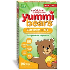 HERO NUTRITIONALS 鈣+維他命D3軟糖, 1瓶, 90顆