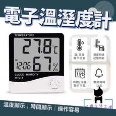 室內多功能電子溫濕度計, 白色, 1個