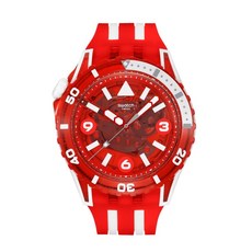 Swatch SCUBAQUA 44mm 透明潛水錶 瑞士製造