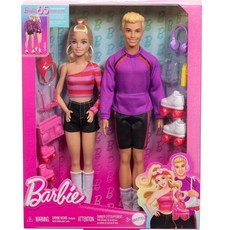 MATTEL 芭比與肯尼65周年特別版 80年代經典溜冰造型組合, 多色