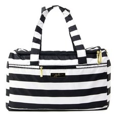 Ju Ju Be 旅行用拉鍊媽媽包, 黑白條