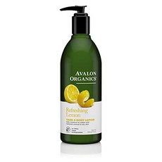 AVALON ORGANICS 清爽檸檬手部身體乳液, 1個, 340克