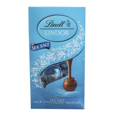 Lindt 瑞士蓮 林多海鹽牛奶巧克力松露味, 1袋, 144g