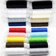 Pleasant Handcraft! 日本設計高品質彩色縫紉線 100米10入 適用縫紉手工藝, 彩色, 1個