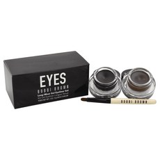 BobbiBrown 長效凝膠眼線筆套組 6g, 1個, 黑色墨水+棕褐色墨水