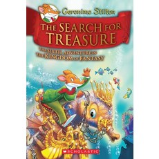 (英文圖書)The Search for Treasure (Geronimo Stilton and the Kingdom of Fantasy #6) 精裝版, Scholastic Paperbacks, 英文