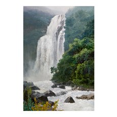 御畫房 高山飛瀑 手繪油畫 60x90cm VF-100, 詳見包裝