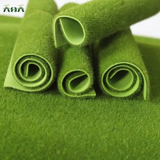 佳音書坊園藝系列：仿真苔蘚微景觀擺件，家居草坪裝飾，綠色假草皮，牧師花藝設計，SJ-A136-1