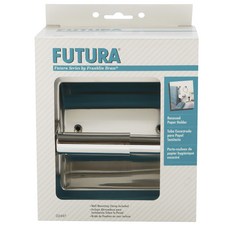 BathUnlimited Puutra Recess 衛生紙架 D2497, 1個, 鋼