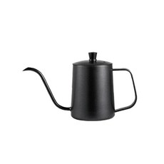 【Leo里昂布納】手沖保溫細口壼 350ml 黑色，304不銹鋼濾掛咖啡沖泡壼, 黑色, 1個