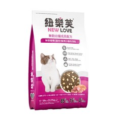 紐樂芙 無穀原肉凍乾貓飼料, 雞肉, 鮭魚