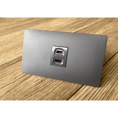 Panasonic 國際牌 超薄 ADVANCE蓋板 單插座 最薄面板 灰色 日本製