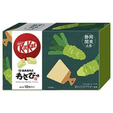 Nestle 雀巢 KitKat 靜岡芥末巧克力 mini 10條入, 1盒