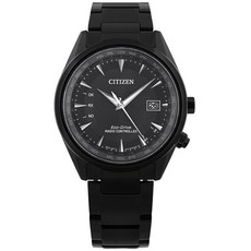 CITIZEN 亞洲限定款 光動能 萬年曆 電波錶 不鏽鋼手錶 灰x鍍黑 CB0275-83E 43mm