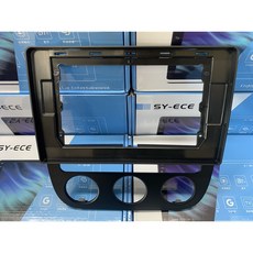 SYECE 紳曜數位 GOLF 5 安卓框 福斯 GOLF 五代 10吋安卓機百變框 全新面板套框, GOLF五 10吋套框(自動空調)
