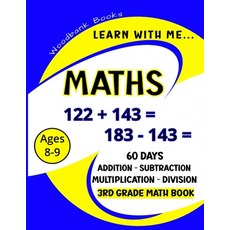 (英文圖書)Learn with me Maths: 60 Days of Addition Subtraction Multiplication and Divisi... 平裝版, Independently Published, 英文