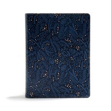 CSB Study Bible Navy Leathertouch: Red Letter Study Notes and Commentary Illustrations Ribbon Ma... Imitation Leather, Holman Bibles, 英文, 仿皮