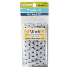 CONAIR 美康雅 浴帽 發巾 XL, 黑點, 1個