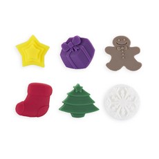 true 造型酒杯裝飾器, 6件, 混色