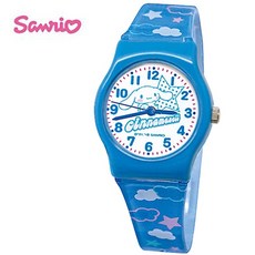 三麗鷗大耳狗喜拿兒童手錶_天藍色系卡通腕錶，中款尺寸，多款可選