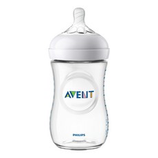 PHILIPS AVENT 新安怡 寬口徑奶嘴奶瓶 260ml, 白色, 第2階段(1個月以上)