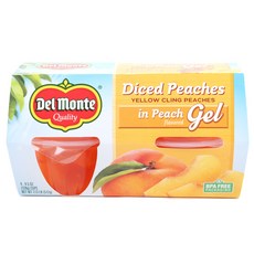 Del Monte 黃桃果凍 4入, 1盒, 488g