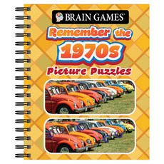 Brain Games - Picture Puzzles: Remember the 1970s Spiral, Publications International,..., 英文, 螺旋裝