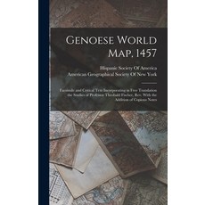 (英文圖書) Genoese World Map 1457: Facsimile and Critical Text Incorporating in Free Translation the St... 精裝版, Legare Street Press, 英文