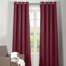 DUCK RIVER Quincy 遮光索環面板窗簾 2 件, 葡萄酒