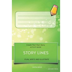 (英文圖書)Story Lines - Create Your Own Story Activity Book Plan Write and Illustrate: Un... 平裝版, Independently Published, 英文