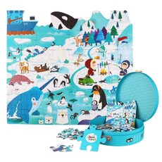 JarMelo 兒童像素畫-動物世界 JM09616 兒童益智玩具 拼圖遊戲, 單一規格