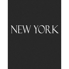 (英文圖書) New York: White Black Decorative Book to Stack Together on Coffee Tables Bookshelves and Int... 平裝版, Independently Published, 英文