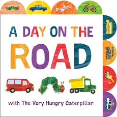 (英文圖書)A Day on the Road with the Very Hungry Caterpillar: A Tabbed Board Book Board Books, World of Eric Carle, 英文, 硬頁書