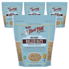 Bob's Red Mill 即食全麥燕麥片, 907g, 4包