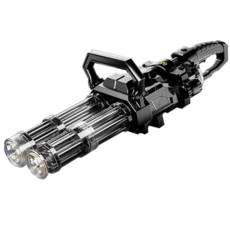 加特林連發電動水槍 (火焰特效), 黑色, 1個