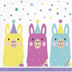 creativeCONVERTING 12.7厘米的聚會餐巾，Rama飲料16件, 16件, 混合顏色