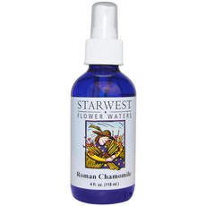 Starwest Botanicals 玫瑰補水身體噴霧, 羅馬洋甘菊, 1個, 118ml