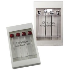 Streamline 聖誕派對美食採摘水果串隨機發貨, 1個, 4入