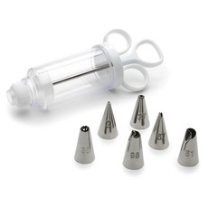 FOX RUN 奶油擠花器 7件組, 1個, 白色的